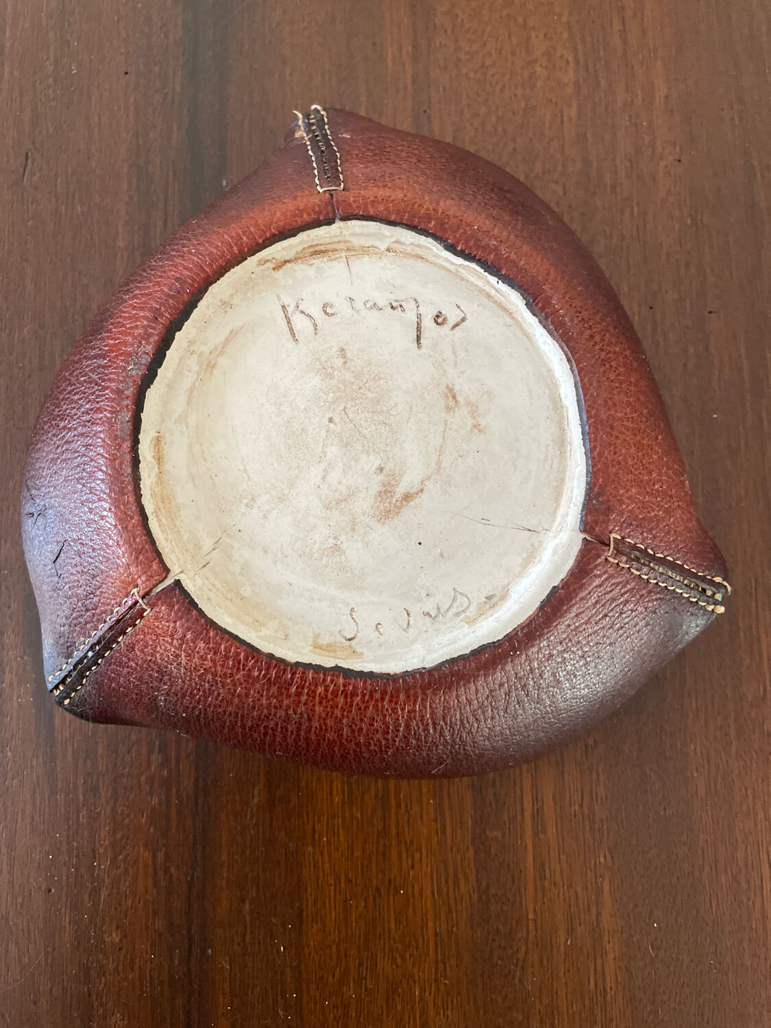 Ceramic ashtray 1950 vintage Keramos Sèvres