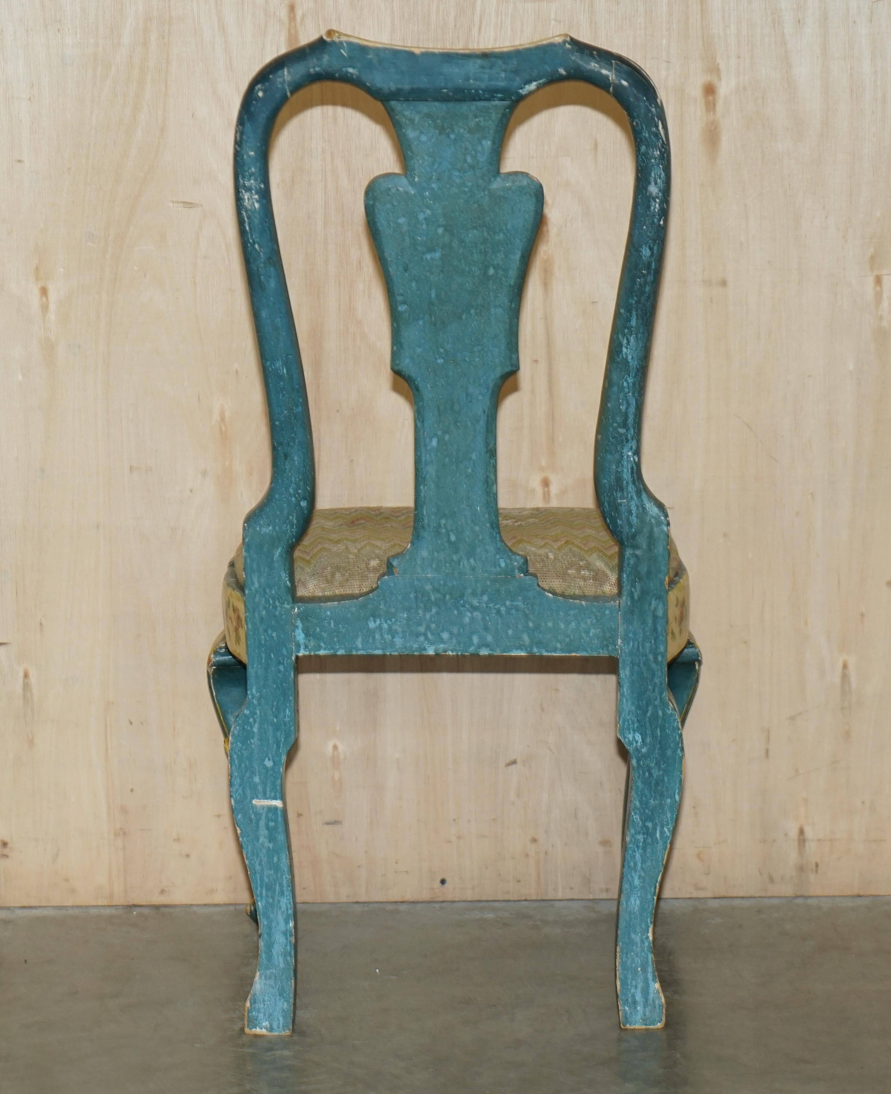 Pair of antique Regency chairs and matching table.
