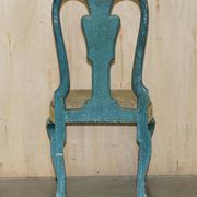 Paire de chaises Regency antiques et table assortie