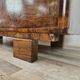 1940s Art Deco walnut sideboard with three doors