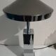 Grande lampe en acier chromé vintage 1990