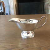 Silver metal saucepan