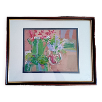 Gouache by Pascale Rigat Esselin 1992