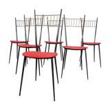 Set of 6 chairs, 1950s