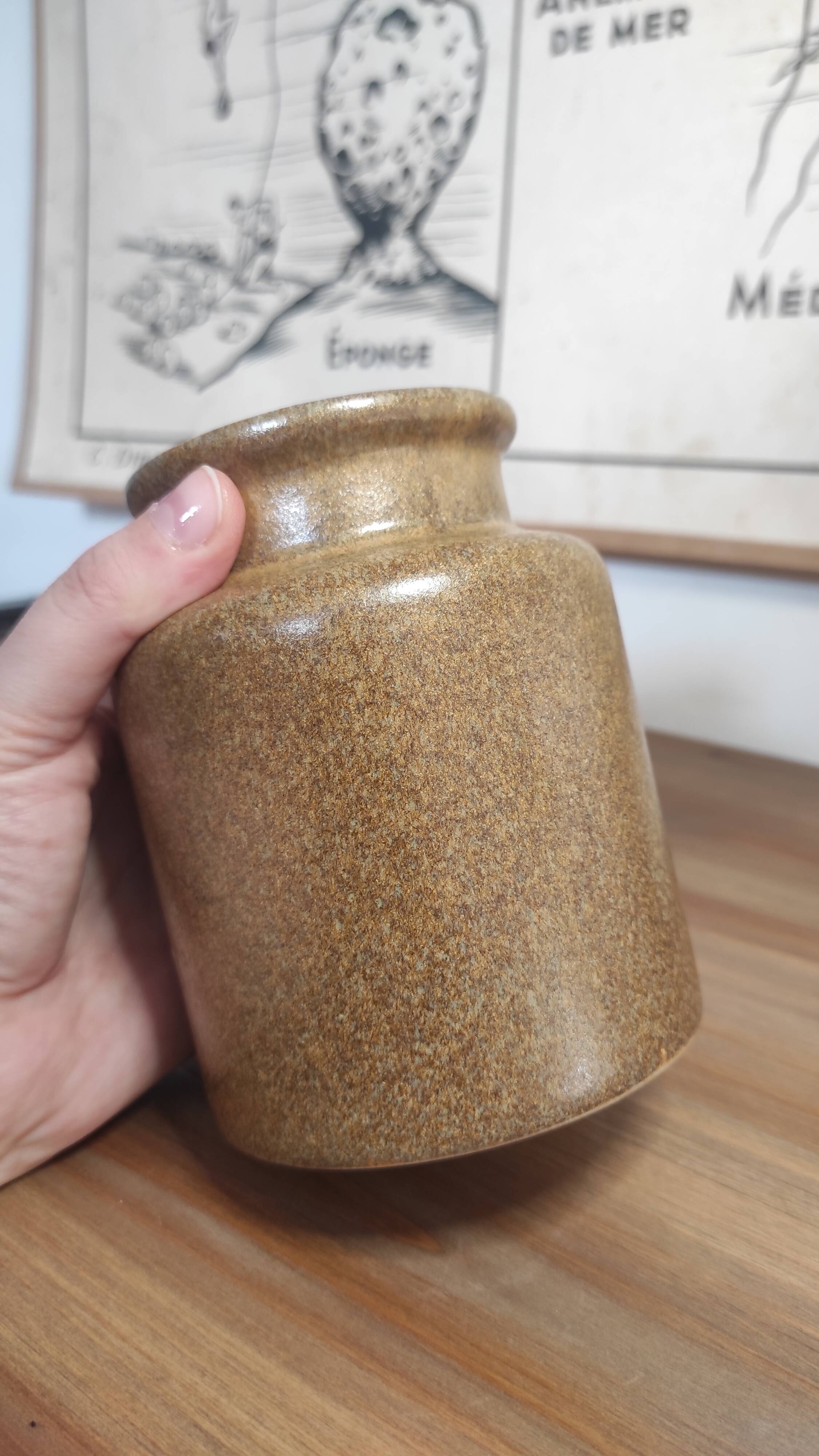 Vintage stoneware pot