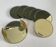 Set of 6 golden mirror coasters