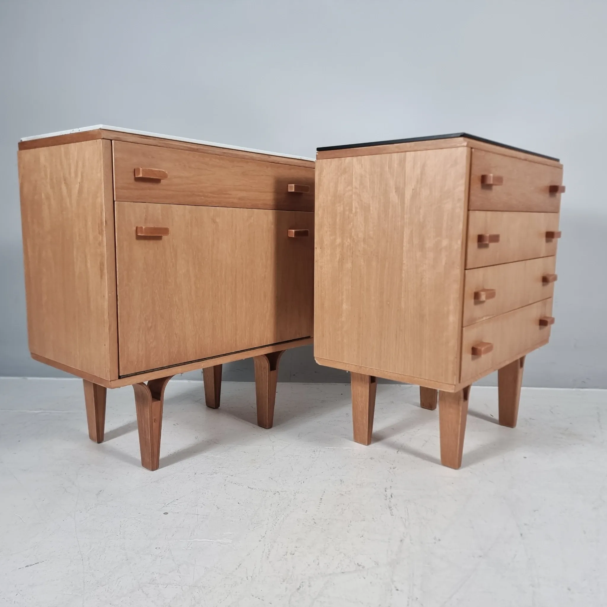 Nightstands by Frantisek Mezulanik, 1970s, Set of 2