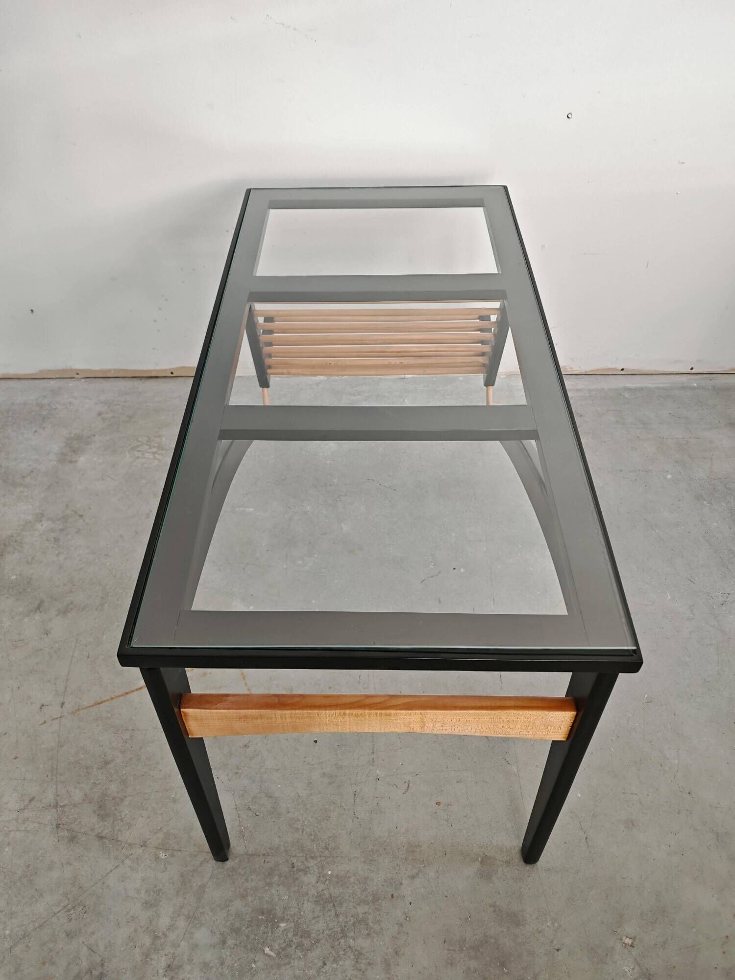 Mid Century Modern Gazelle coffee table in pear wood from the 1960s.
