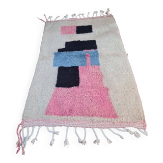 Handmade wool Berber rug 150 x 100 CM