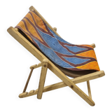 Wax deck chair for children