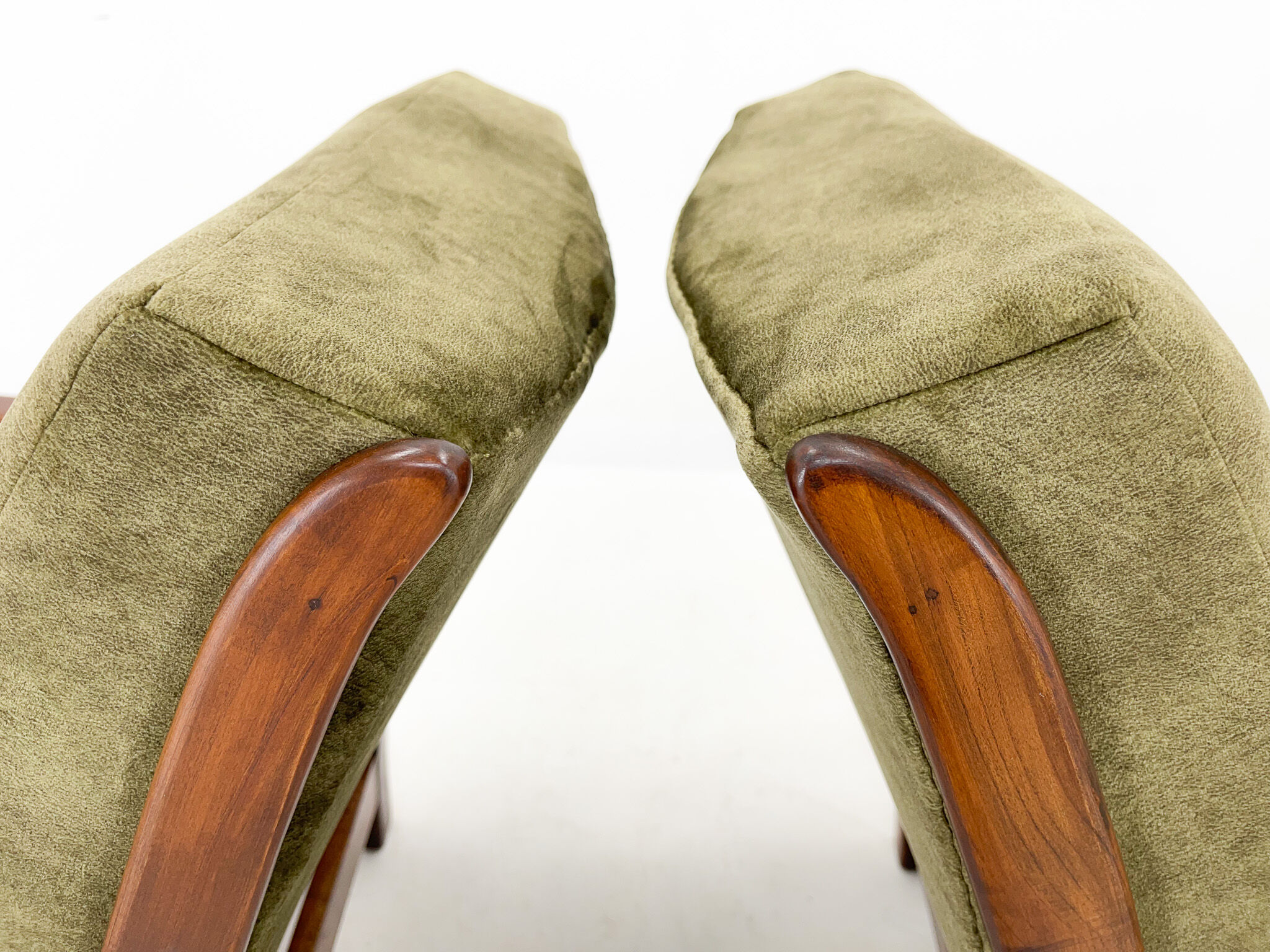 Pair of art deco adjustable armchairs 1930's