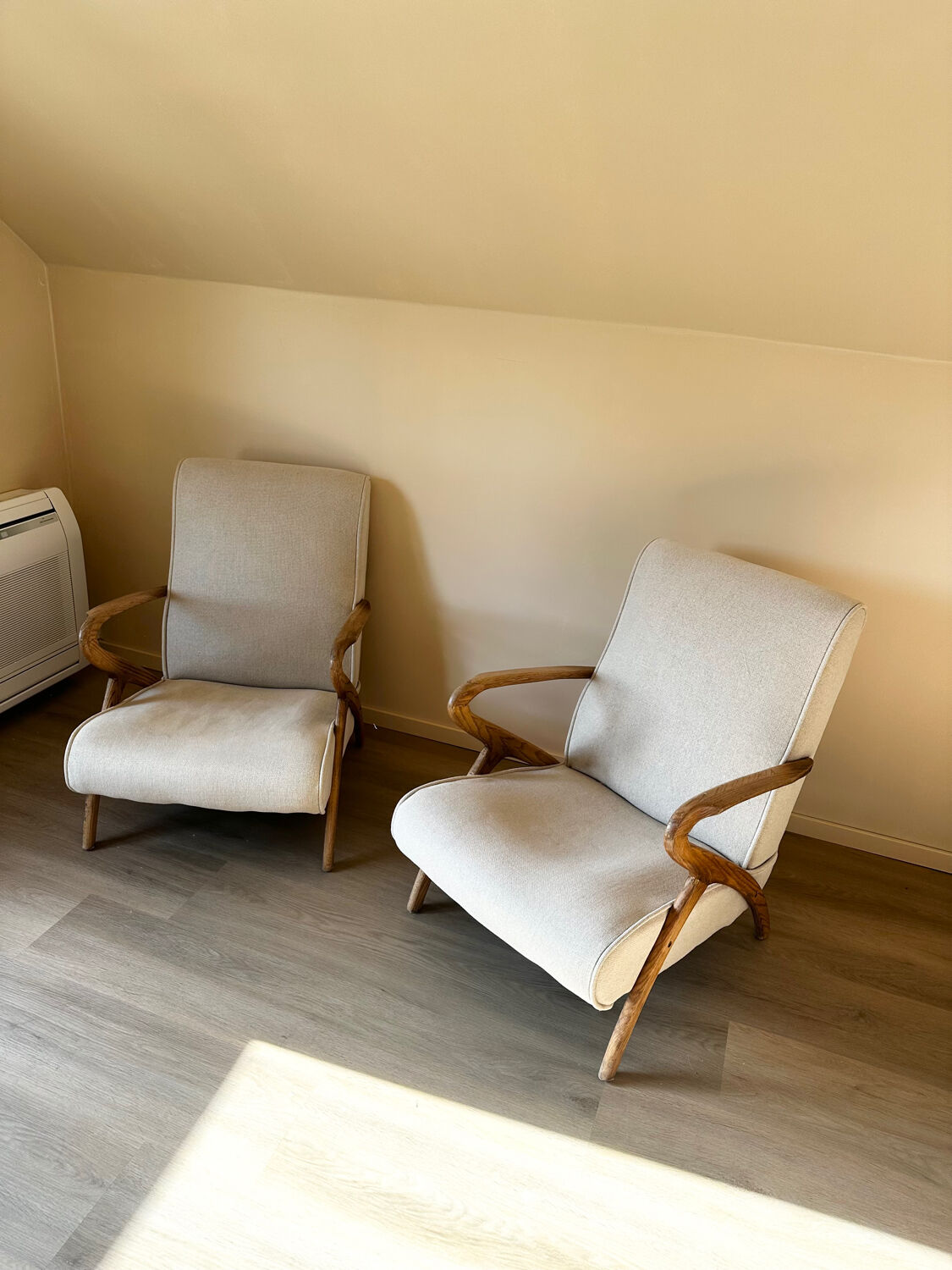 Mid Century Oak armchair