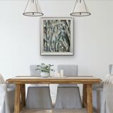 "Enigma" oil on board framed by Meryl watts