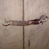 Porte ancienne en teck