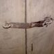 Old teak door