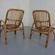 Set of Italian Bamboo Armchairs, 1970s