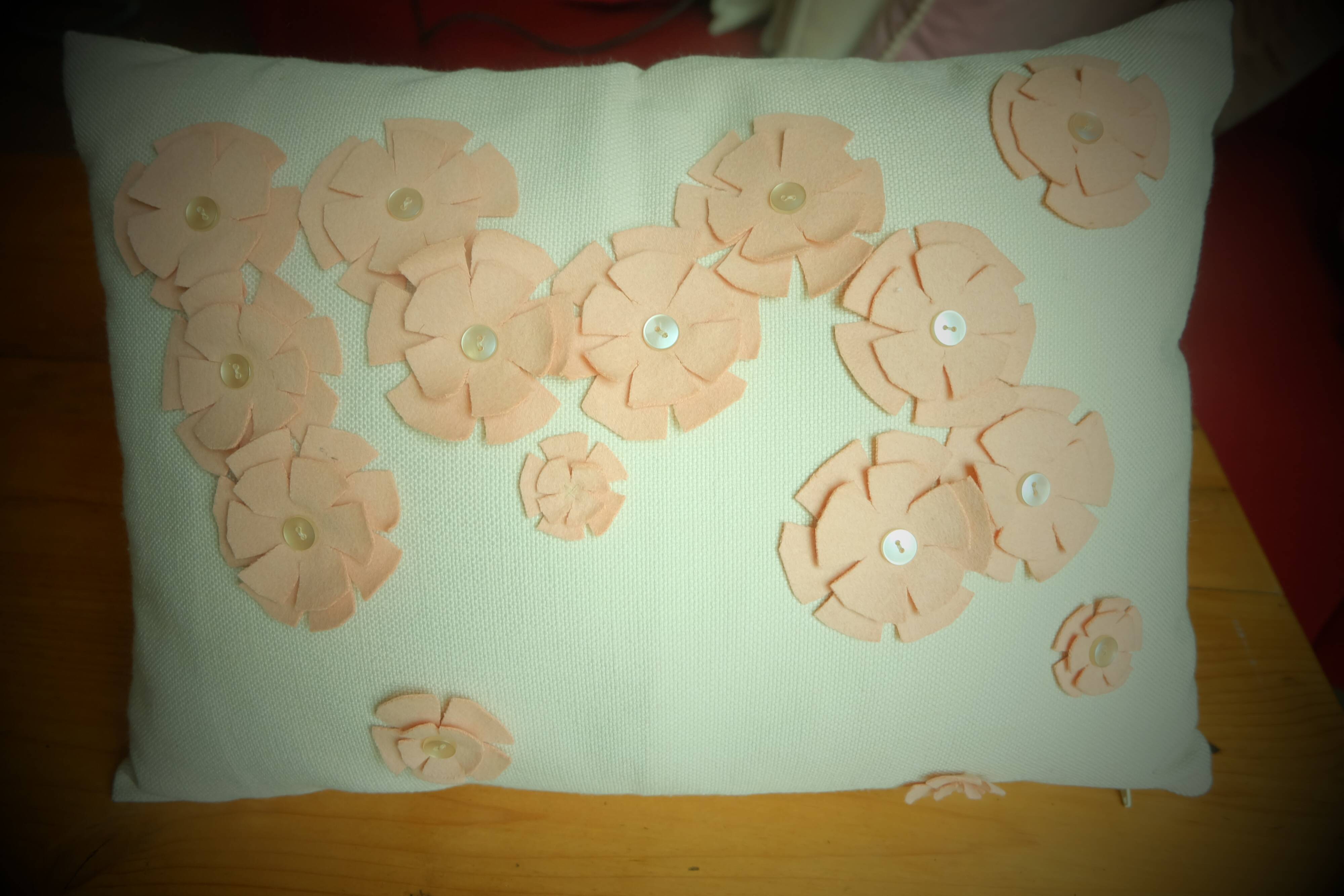 flower cushion