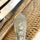 Old silver metal slopes