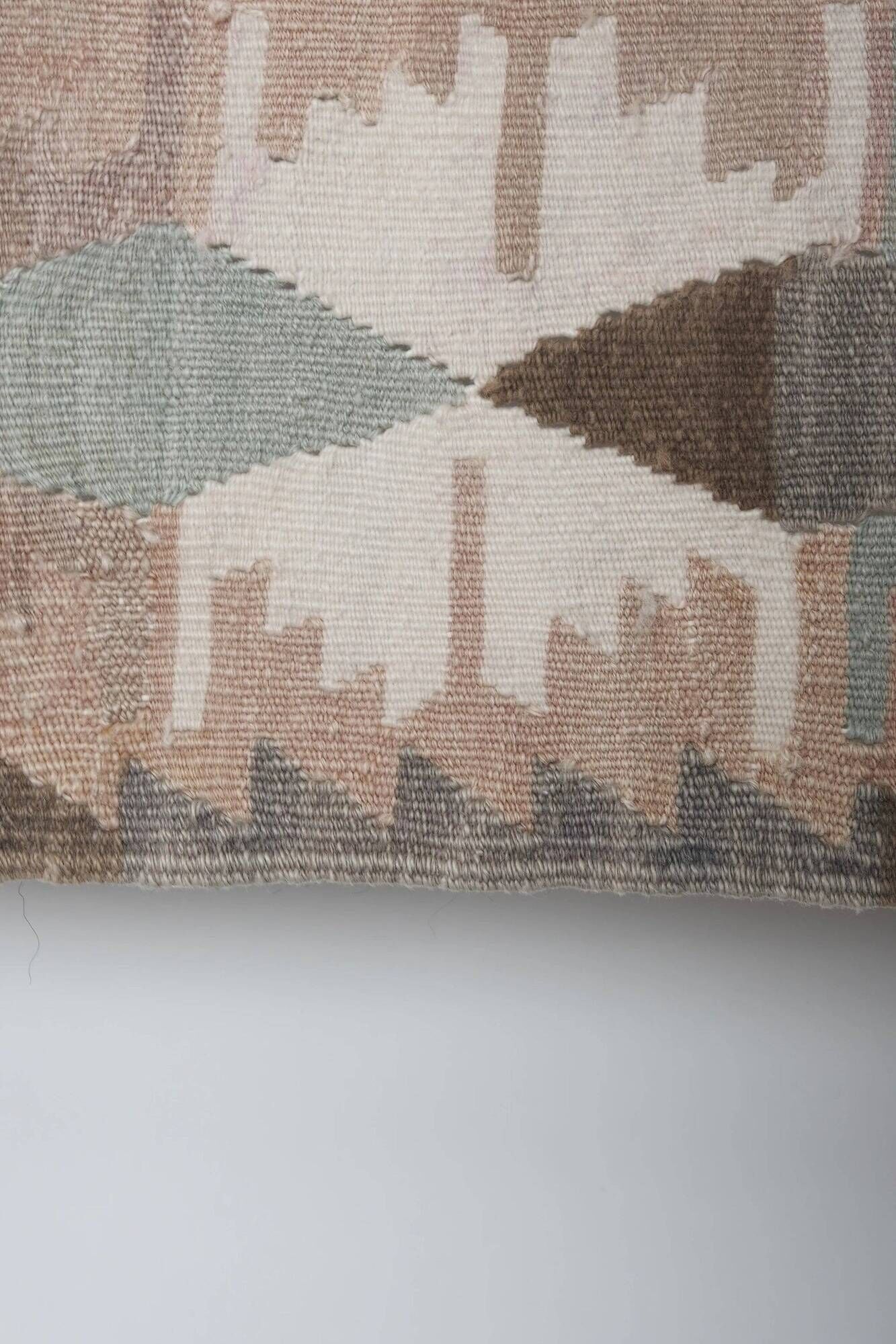 Vintage Turkish hallway rug 142x419 cm