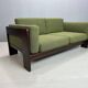 Tobia Scarpa new Green Boucle "Bastiano" 2-Seater Sofa for Knoll, 1960s