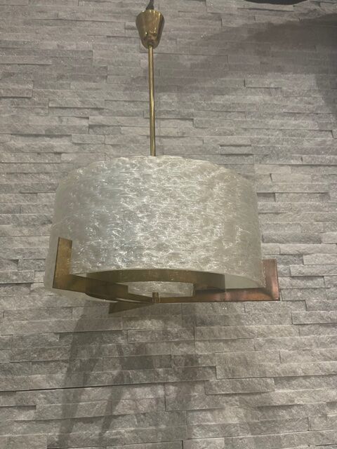 Vintage plexi chandelier lucite