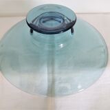 André Delatte, Nancy - Centerpiece on blue glass stand, diameter - 32 cm.