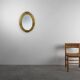 Arts & Crafts Copper Oval Mirror, France ca. 1905