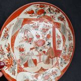Antique Kutani porcelain plate (Meiji period, 19th century)