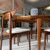 Set of 6 Teak chairs by Harry Østergaard Model 58