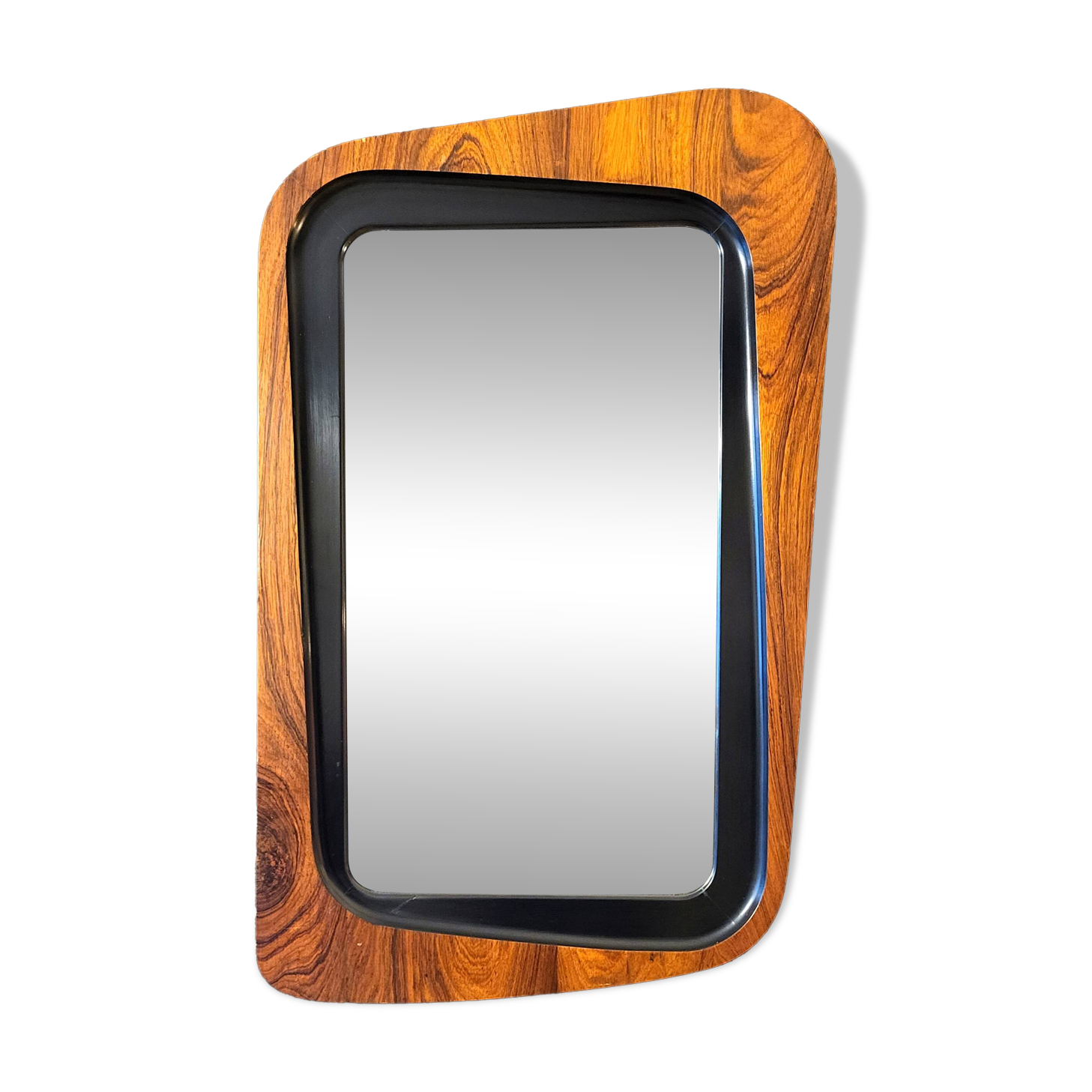 Rosewood Mirror Glas & Trä Sweden 50"