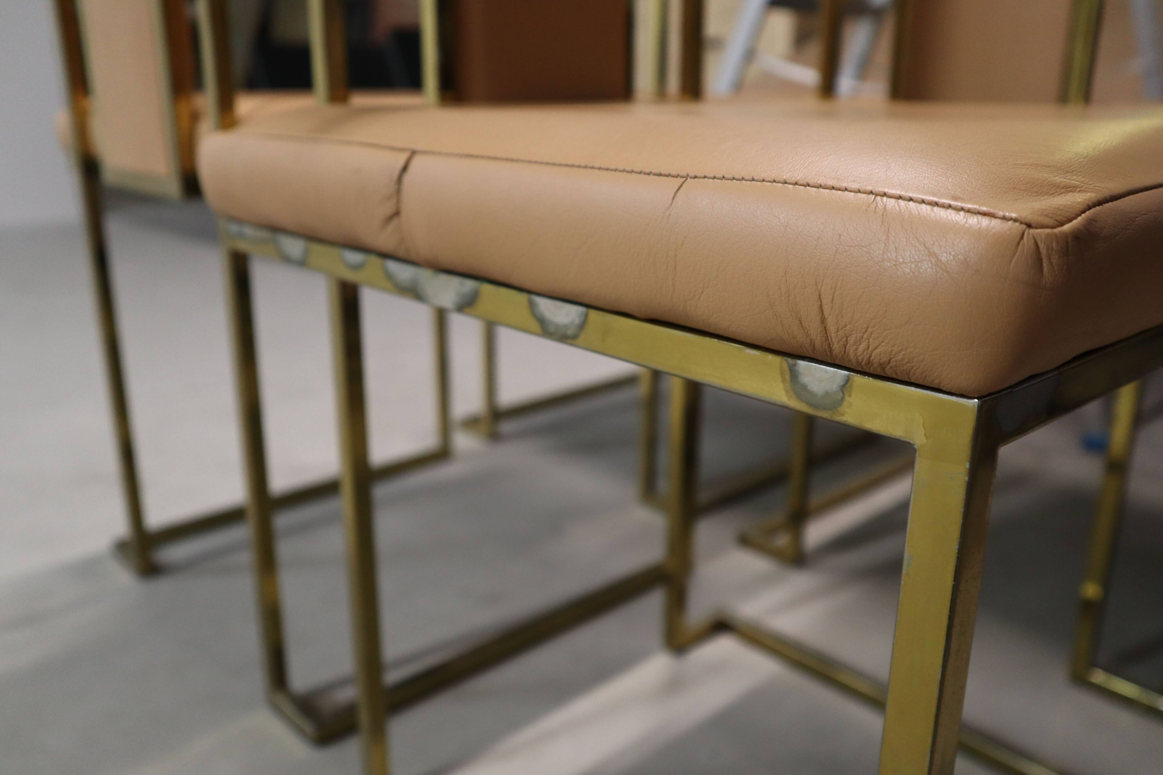 Set of 6 dining chairs by Renato Zevi, Italy 1970s