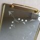 60's thrush chiseled mirror tray
