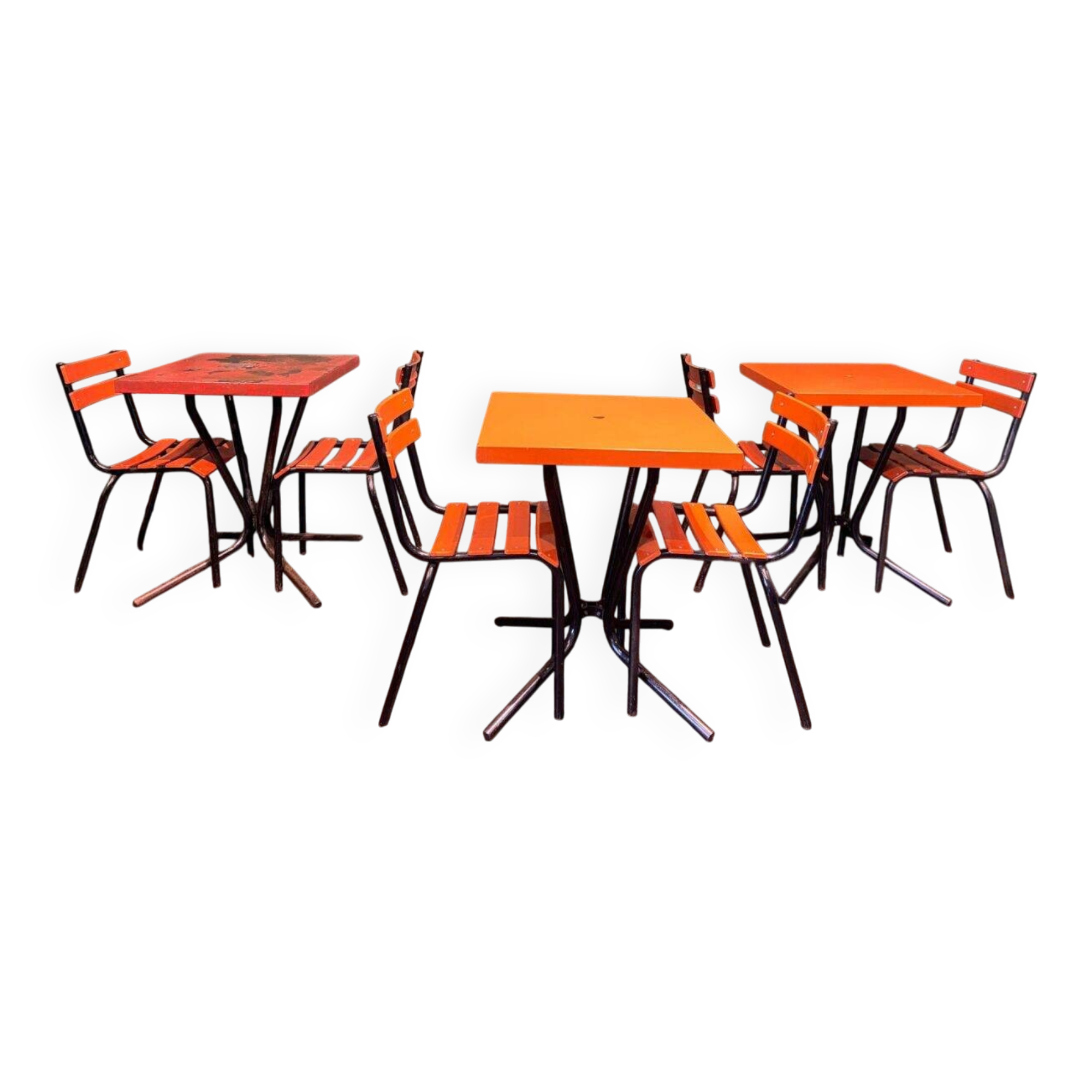Terrace tables and chairs