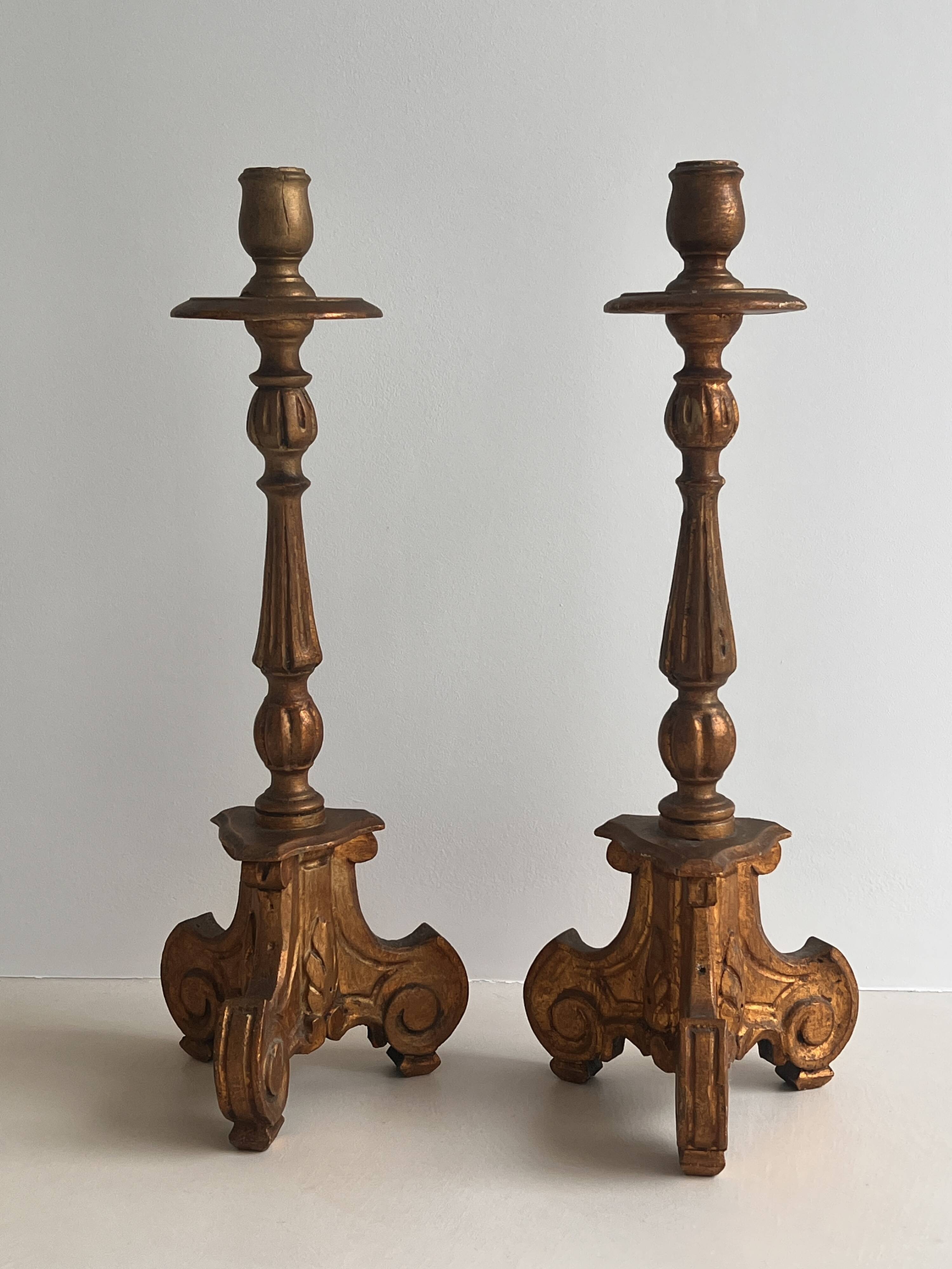 Pair of wall sconces, 18th century