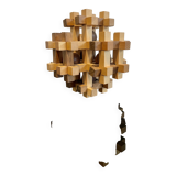 Multi-ball wooden puzzle