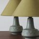 Scandinavian Ceramic Table Lamps, Set of 2