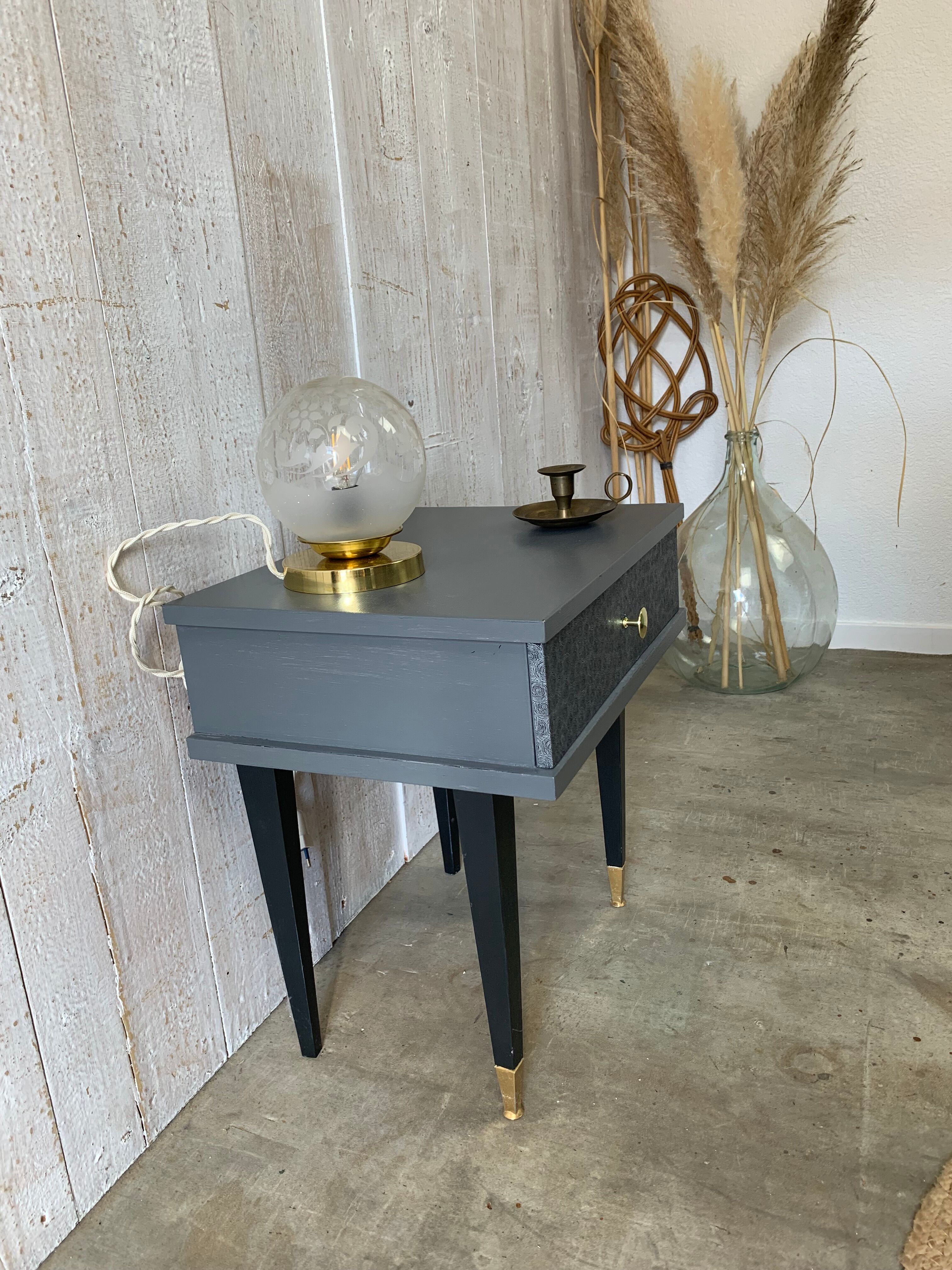 Vintage bedside table