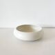 Matte white ceramic bowl, 1950s