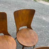 Suite of 6 Baumann chairs Dove model