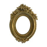Bronze frame gild napoleon iii xix floral decoration