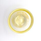 Ashtray in abstract blown glass built - The pontoon (Nicholas Morin) -vintage design 1993