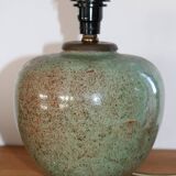 Green ceramic lamp (without lampshade)