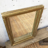 Miroir doré rectangle 79 x 53 cm
