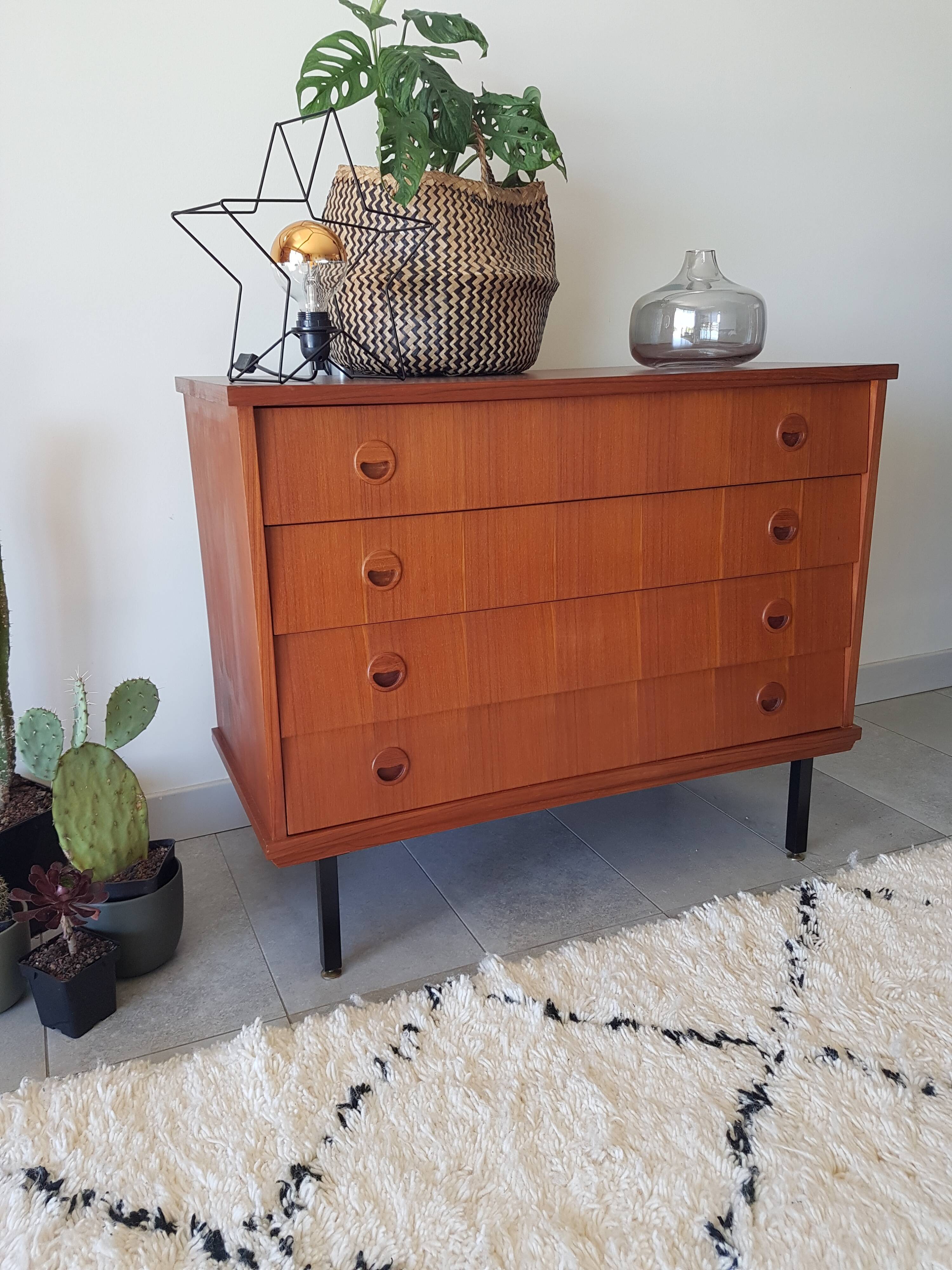 60s vintage chest of drawers