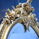 19th-century golden mirror