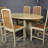 Table and 6 chairs by Mario Sabot from the 70s