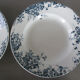 6 assiettes creuses St Amand & Hamage Marie Louise terre de fer