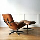 Rosewood lounge chair ensemble, Charles and Ray Eames, 1970