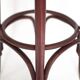 Curved wooden bar stool, vintage high stool, vintage stool, bar decor, vintage furniture