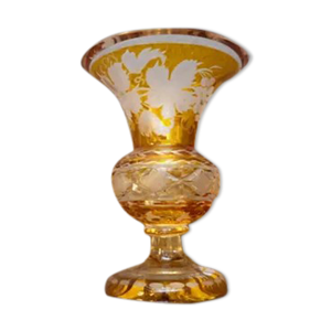 Vase en cristal de Bohême